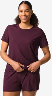 Hema Damessportshirt bordeauxrood (bordeauxrood) - XXL