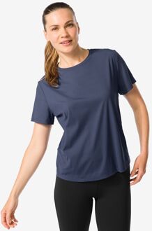 Hema Damessportshirt donkerblauw (donkerblauw) - M