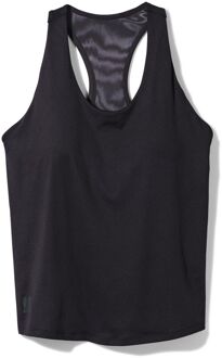 Hema Damessporttop met ingebouwde bh light support zwart (zwart)
