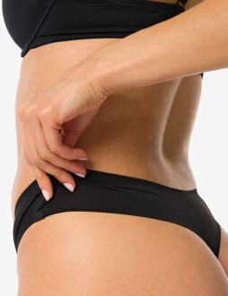 Hema Damesstring second skin micro zwart (zwart) - XL