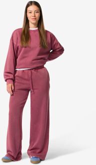 Hema Damessweatpants Esmee bordeauxrood (bordeauxrood) - M