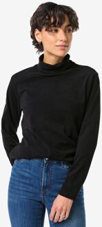 Hema Damestrui Emilia fleece zwart (zwart) - S
