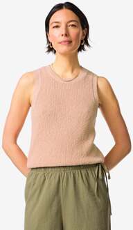 Hema Damestrui Faya fijngebreid lichtroze (lichtroze) - S