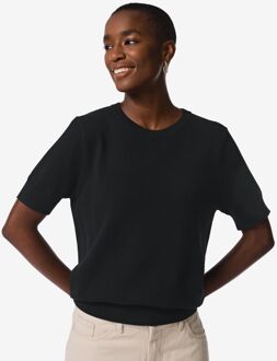 Hema Damestrui gebreid Fally zwart (zwart) - XL