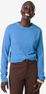 Hema Damestrui Lila fijngebreid blauw (blauw) - XL