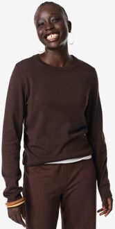 Hema Damestrui Lila fijngebreid bruin (bruin) - XL