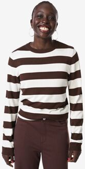 Hema Damestrui Lila fijngebreid strepen multi (multi)