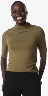 Hema Damestrui Lily fijngebreid olijf (olijf) - XL