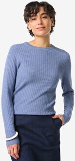Hema Damestrui Livia kabel blauw (blauw) - M