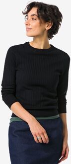 Hema Damestrui Livia kabel zwart (zwart) - M