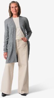 Hema Damesvest Lana middengrijs (middengrijs) - XL