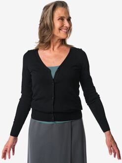 Hema Damesvest Lexi zwart (zwart) - M