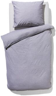 Hema Dekbedovertrek 140x200/220cm chambray lichtgrijs (lichtgrijs)