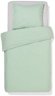 Hema Dekbedovertrek 140x200/220cm hotel katoen percal lichtgroen (groen)