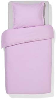 Hema Dekbedovertrek 140x200/220cm hotel katoen percal lila (lila)