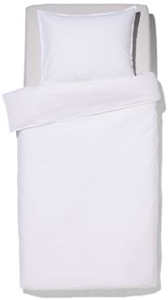 Hema Dekbedovertrek 140x200/220cm hotel katoen percal wit (wit)
