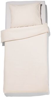 Hema Dekbedovertrek 140x200/220cm zacht katoen beige (beige)
