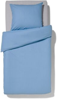 Hema Dekbedovertrek 140x200/220cm zacht katoen ijsblauw (lichtblauw)