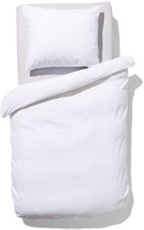 Hema Dekbedovertrek 140x200/220cm zacht katoen wit (wit)