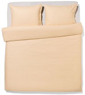 Hema Dekbedovertrek 200x200/220cm flanel strepen beige (beige)