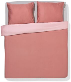 Hema Dekbedovertrek 200x200/220cm satijn roze (roze)