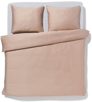 Hema Dekbedovertrek 200x200/220cm satijn taupe (taupe)