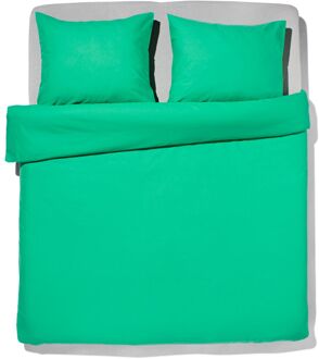 Hema Dekbedovertrek 200x200/220cm zacht katoen groen (felgroen)