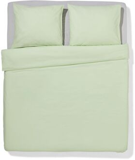 Hema Dekbedovertrek 200x200/220cm zacht katoen lichtgroen (lichtgroen)