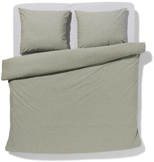 Hema Dekbedovertrek 240x200/220cm chambray groen (groen)