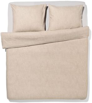 Hema Dekbedovertrek 240x200/220cm flanel melange greige (grijs)