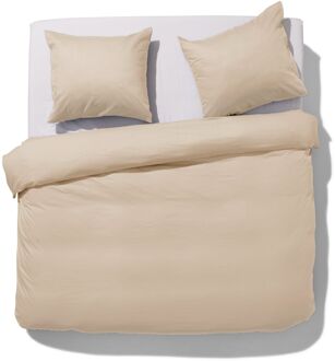 Hema Dekbedovertrek 240x200/220cm hotel katoen percal zand (zand)