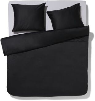 Hema Dekbedovertrek 240x200/220cm satijn zwart (zwart)