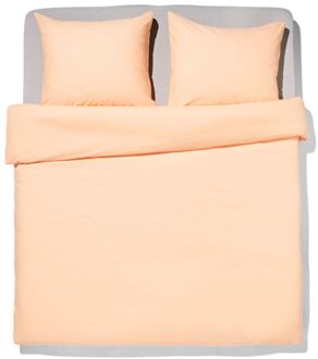 Hema Dekbedovertrek 240x200/220cm zacht katoen perzik (perzik)