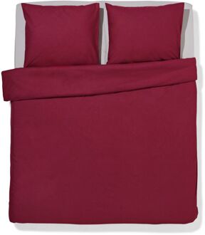 Hema Dekbedovertrek 240x200/220cm zacht katoen rood (rood)