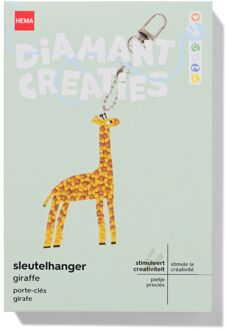 Hema Diamantcreaties sleutelhanger giraf