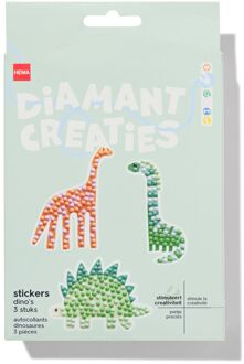 Hema Diamantcreaties stickers dino's - 3 stuks