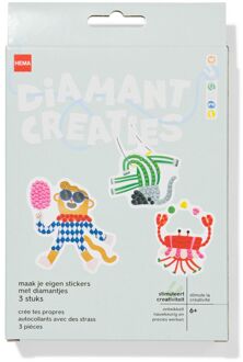 Hema Diamond painting stickers circus - 3 stuks