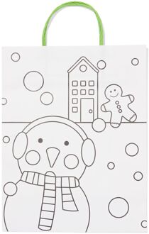 Hema DIY cadeautasje inkleuren 12x32x25cm