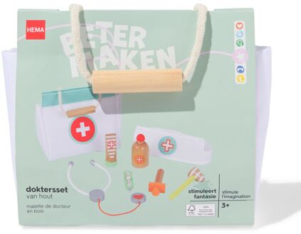 Hema Dokterstas 21x19x12cm hout