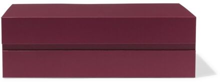 Hema Doos met magnetische deksel A5 karton donkerrood