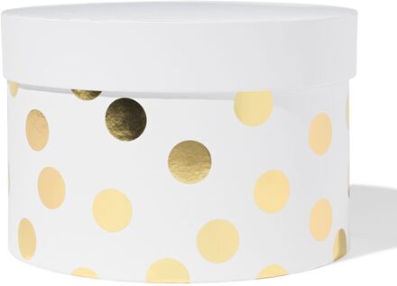 Hema Doos Ø22.2x15 rond stippen