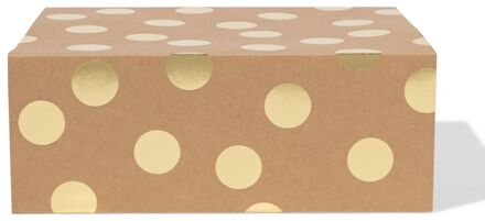 Hema Doos vouwbaar 23x18x9cm kraft (kraft)