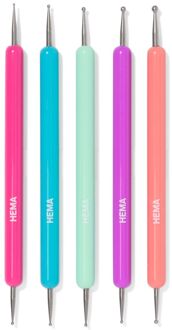 Hema Dotting pennen 5 stuks
