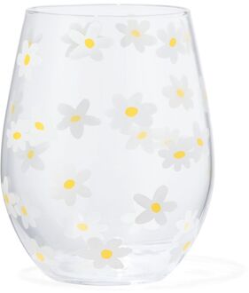 Hema Drinkglas 550ml Bloemen