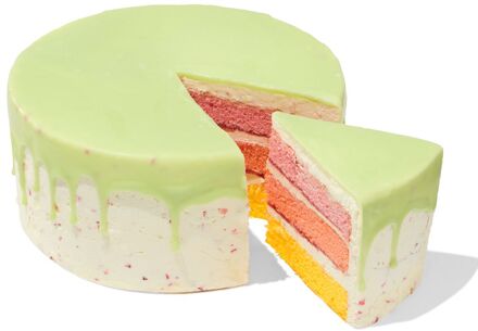 Hema Dripcake groen drie kleuren 16 p.