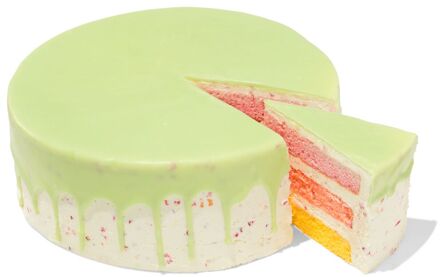 Hema Dripcake groen drie kleuren 24 p.