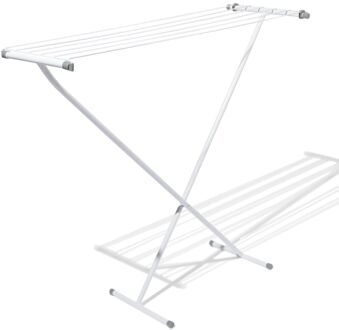 Hema Droogrek 111x32cm smal metaal wit