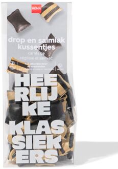 Hema Drop en salmiak kussentjes 110g