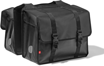 Hema Dubbele fietstas 60L 32x42x22 zwart