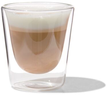 Hema Dubbelwandig glas 150ml (transparant)